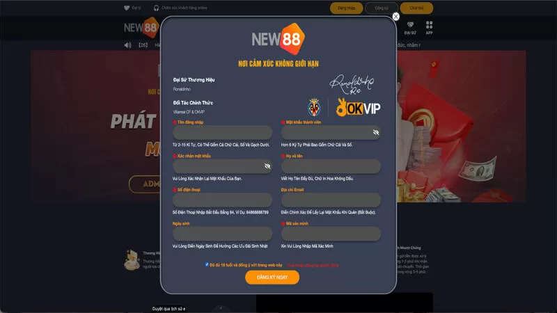 Đăng ký tài khoản hội viên nhanh chóng chỉ với vài thao tác căn bản Đăng ký tài khoản hội viên nhanh chóng chỉ với vài thao tác căn bản