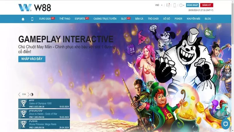 Website chính thức của trang game được thiết kế với tính thẩm mỹ cao Website chính thức của trang game được thiết kế với tính thẩm mỹ cao