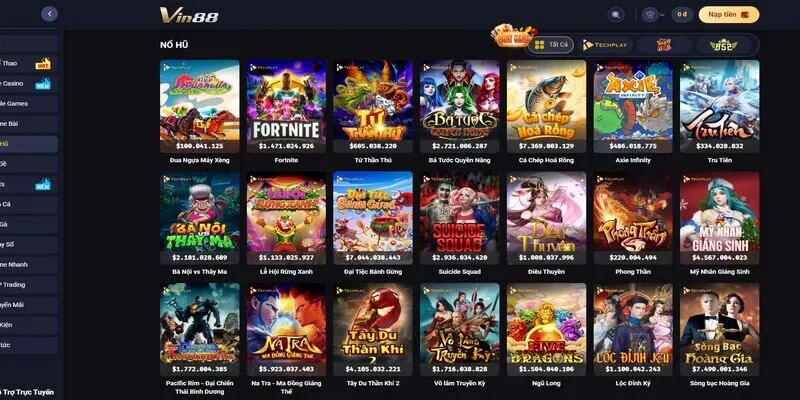 Sảnh nổ hũ Vin88 Sảnh nổ hũ Vin88